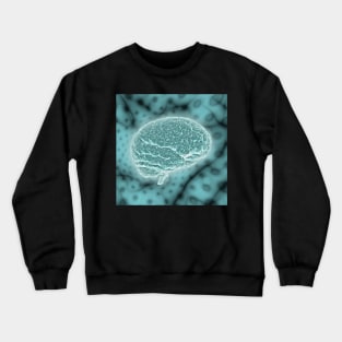 Psychedelic brain Crewneck Sweatshirt